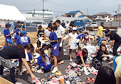 靴の仕分け作業に参加しませんか？